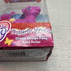 MY LITTLE PONY 2004 BUTTERFLY ISLAND DREAM DESIGN SAND DOLLAR in box