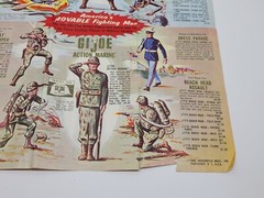Vintage GI Joe Action Soldier Army Manual Catalog Advertising Fold Out Paper Lot