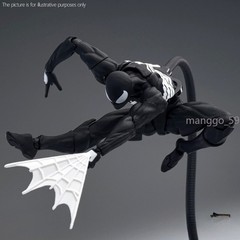 IN USA!! Mess Toys Symbiote Spider-Man Action Figure Black Spide Model Xmas Gift