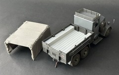 Indiana Jones 1:18 WWII German “Fabric” Cargo Truck 3.75 Raiders Of The Lost Ark
