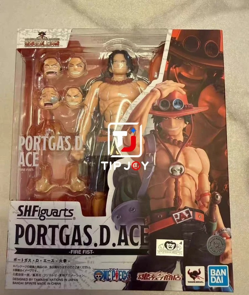 Authentic Bandai S.H.Figuarts Portgas D Ace Fire Fist One Piece Figure