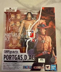 Authentic Bandai S.H.Figuarts Portgas D Ace Fire Fist One Piece Figure