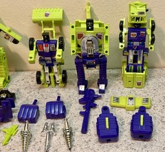 1985 Hasbro Transformers G1 Constructicons Combiners Devastator Near Complete