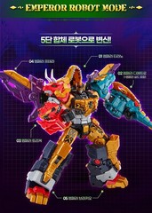 Miniforce Dinoid Warrior REX KAISER DINO EMPEROR EX Ver Small Integration Robots