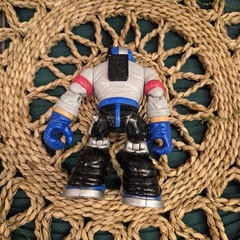 ✳️Mattel 2001 Action Figure 7701A Blue Gray Black White Red Yellow Plastic#️⃣26