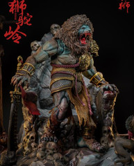 Nottaa Enveloped Yaomo Lion Ridge Cyan Lion Figure Blood Battle+Throne