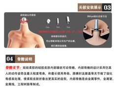 1:6 LDDOLL 28XL Seamless Silicone Body Large Breast Fit KT004 Head Toy