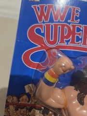 WWE LJN MATTEL SUPERSTARS ULTIMATE WARRIOR 8″ ACTION FIGURE BLUE LIGHT CREASE