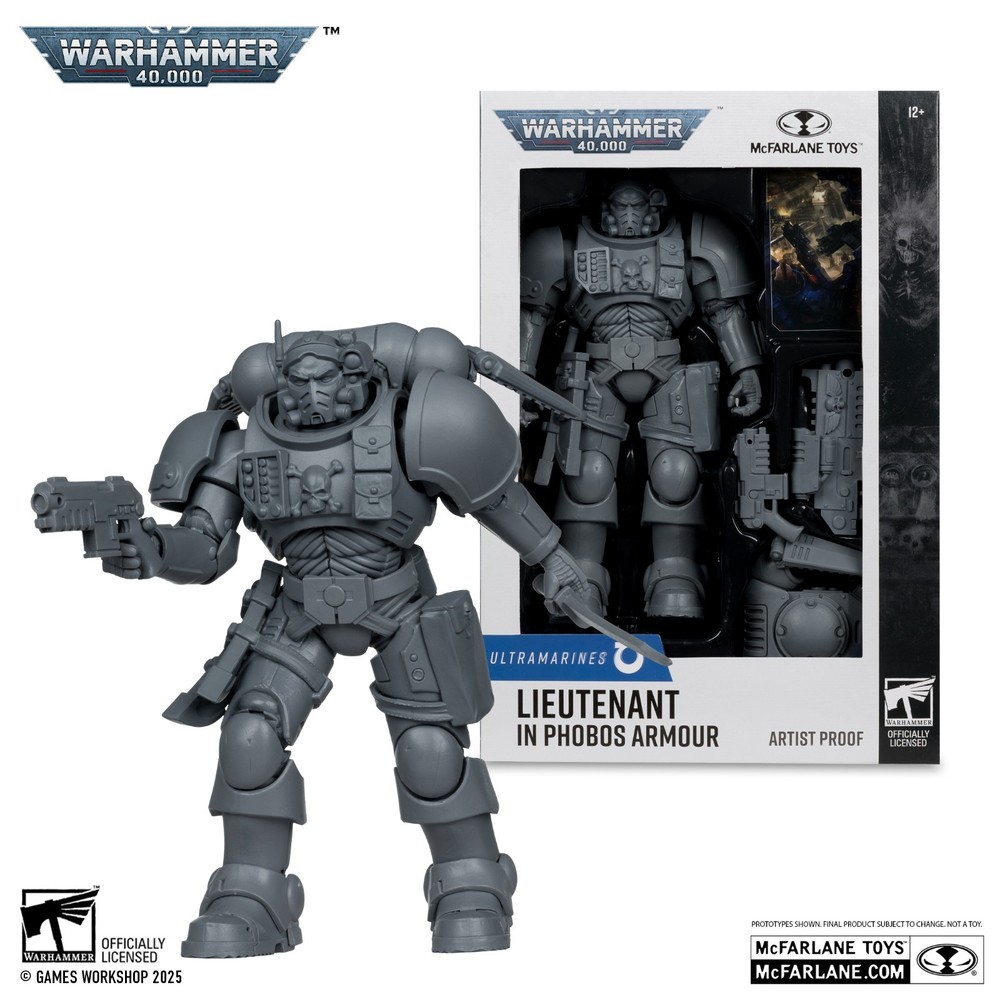 Ultramarines Lieutenant in Phobos Armor Artist Proof Warhammer 40000 7″ Figure