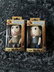 2014 THE WALKING DEAD RICK & DARYL WIND UP TOYS BULLS I TOY CO Complete In Box