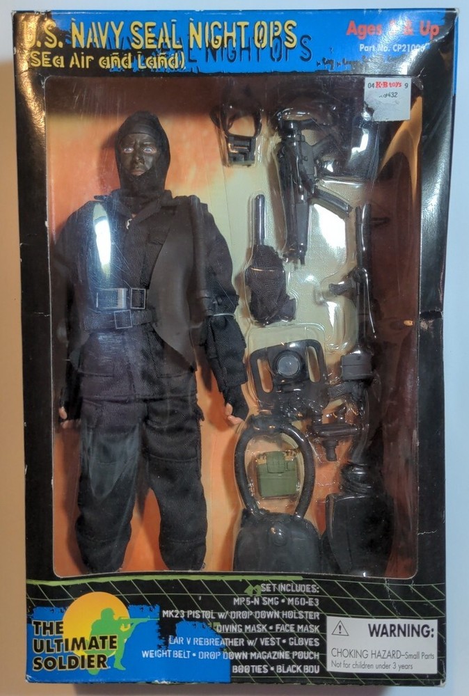 THE ULTIMATE SOLDIER UNITED STATES US NAVY SEAL NIGHT OPS 12″ FIGURE NEW