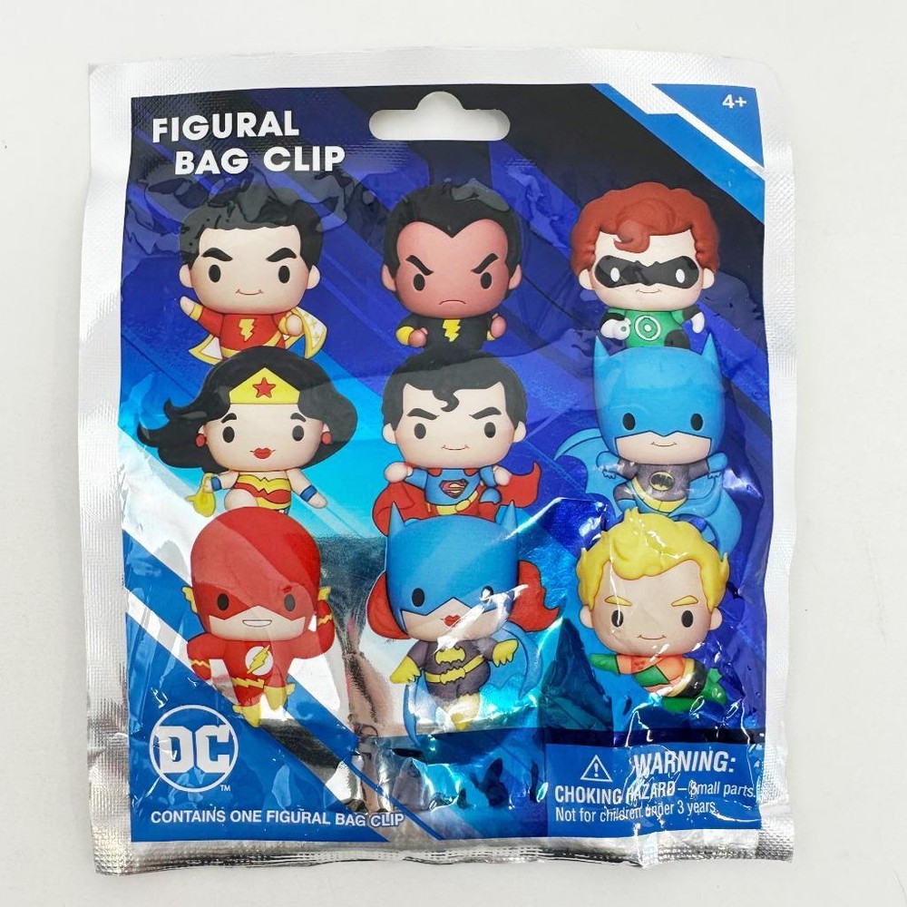 DC Super Heroes – Figural 3D Bag Clip – YOU CHOOSE!