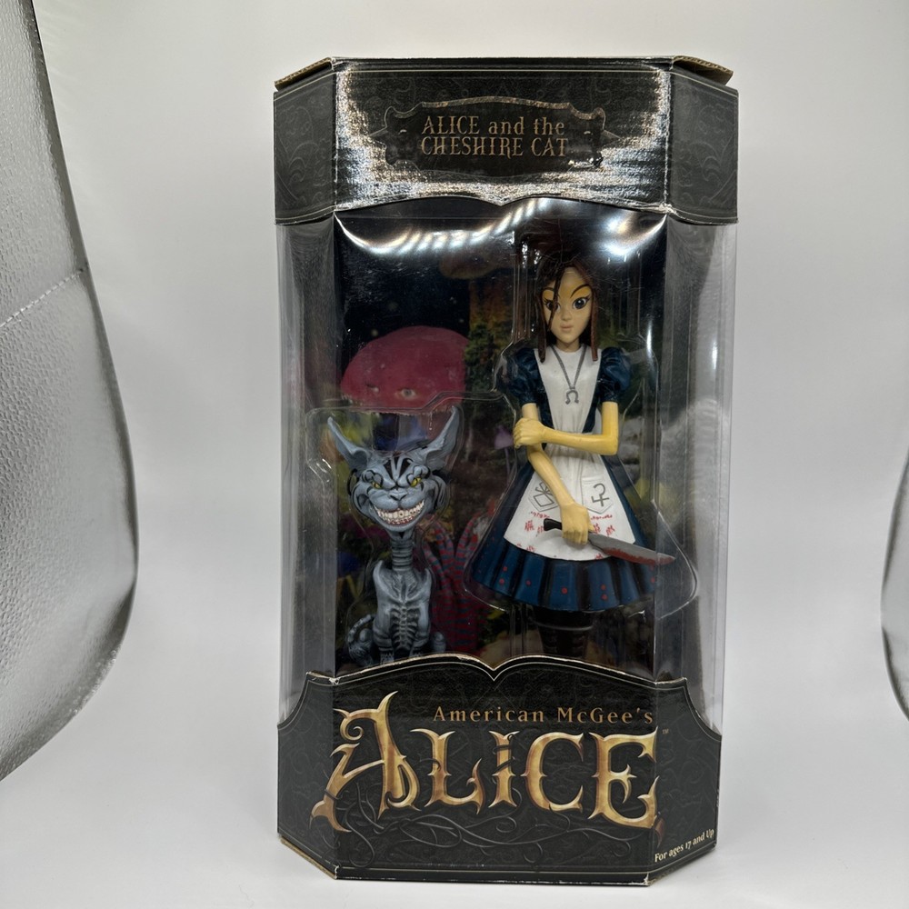 2000 American McGee’s Alice and the Chesire Cat Figure NIB Large Eyes