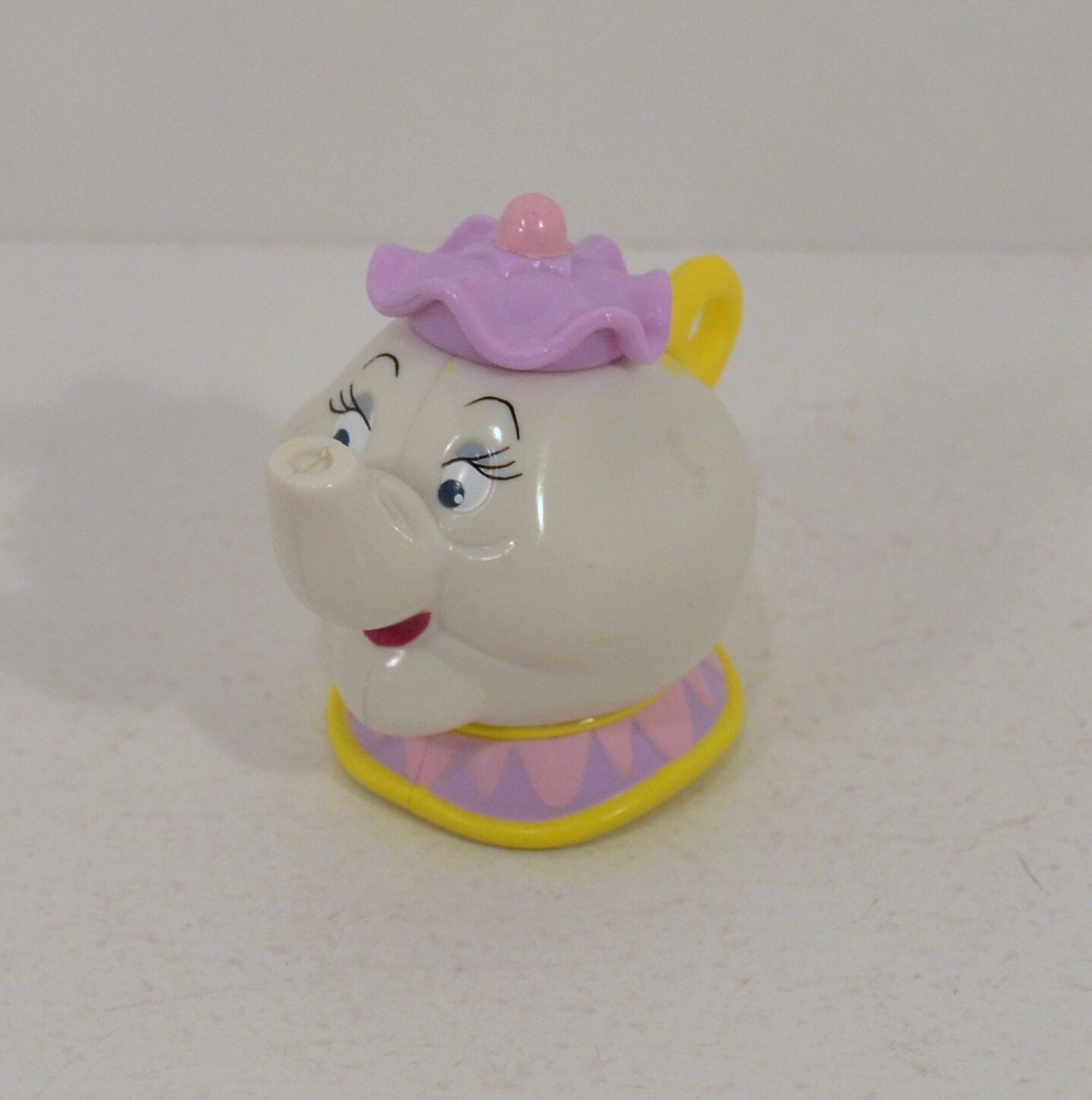 1992 Mrs Potts 2.25″ McDonald’s EUROPE Action Figure Disney Beauty and the Beast