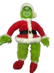 Vintage Dr Suess How The Grinch Stole Christmas Transforming Talking Doll 2000