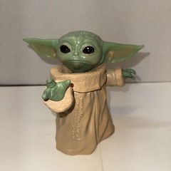 Baby Yoda Grogu Mandalorian Star Wars Toy Action Figure Hasbro 7” Posable Figure
