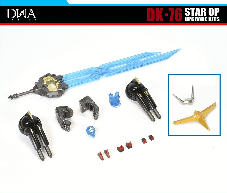 DNA DK-76 Weapon Sword Hands Upgrade Kit For Thirteen Star OP HOT ROD WIRH BONUS