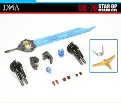 DNA DK-76 Weapon Sword Hands Upgrade Kit For Thirteen Star OP HOT ROD WIRH BONUS