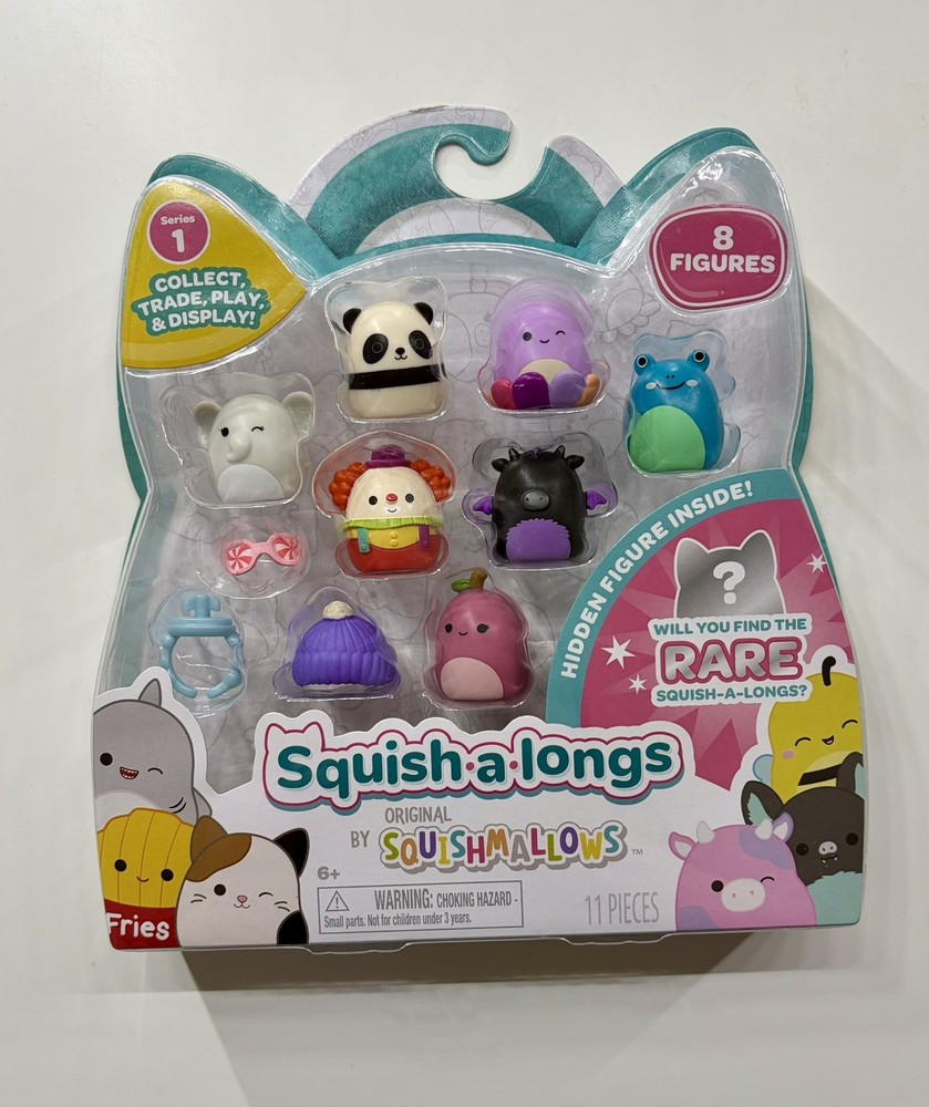 Squish-a-longs by Squishmallows Series 1, 8-Mini Figures 11-Piece Set NEW IN BOX