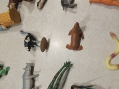 Mixed Lot Of 55 Plastic Animals Various Figures African Aquatic Etc