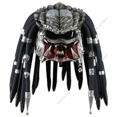 Predator Motorcycle Helmet Dress Up Mask Cosplay Party Costume Props Halloween