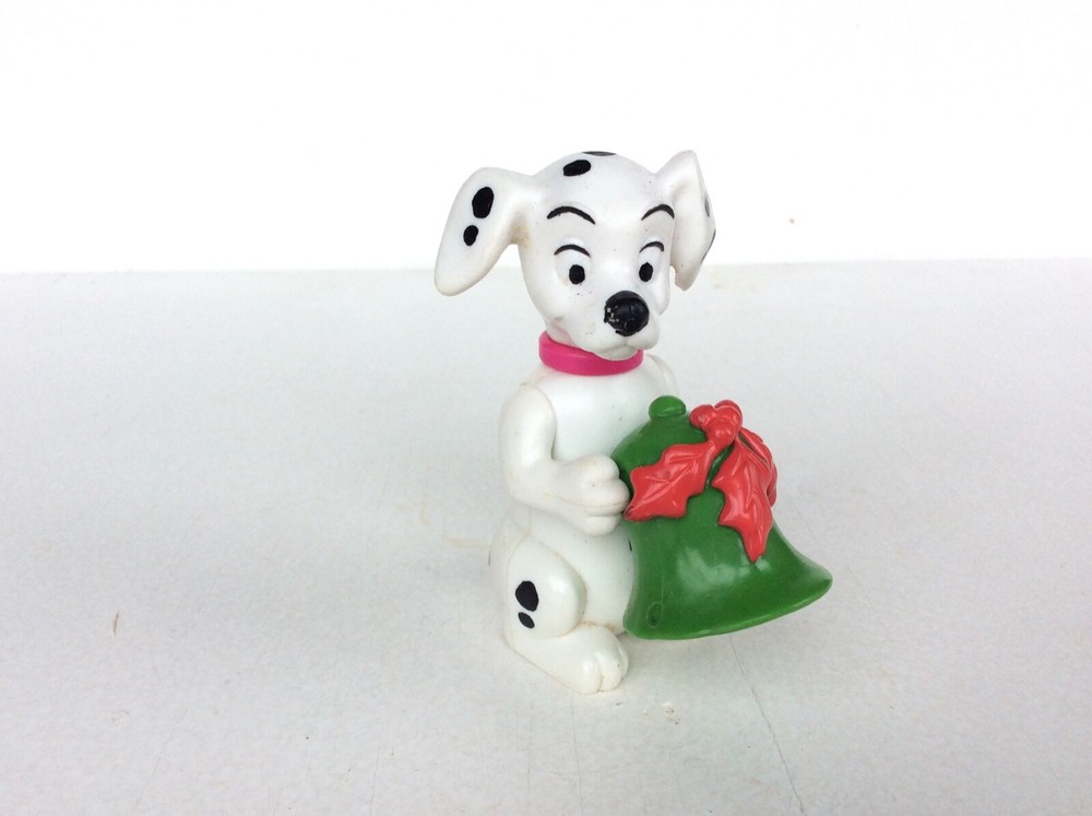101 Dalmatians Christmas Bell Figure, Vintage McDonald’s 1996