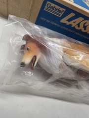 Vtg 1970s Lassie TV Show Toy Dog Gabriel Movable Head Legs Tail Action Figure