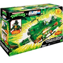 PRESALE TMNT x G.I. Joe Mashups Turtle-Fly Copter Roadblock-Wild Bill x Raphael