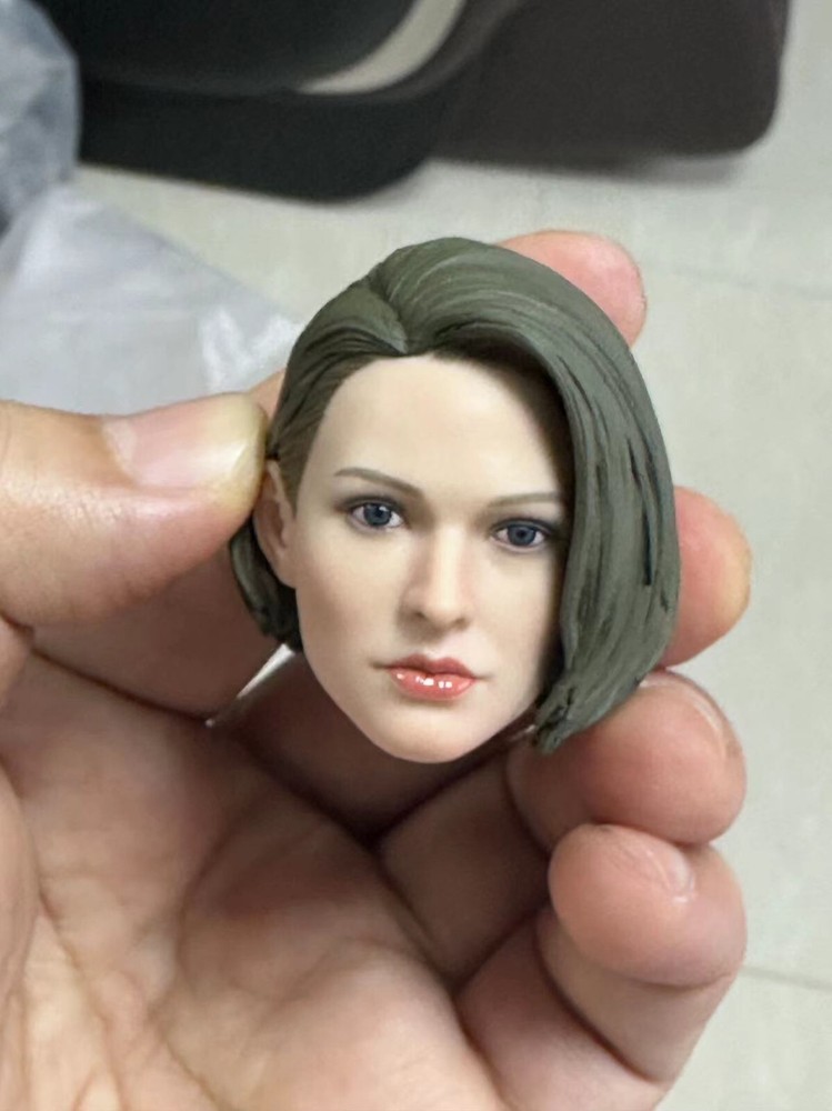 US 1:6 Female Girl Agent Girl Head Sculpt For 12″ Female Action Figure Body Toys