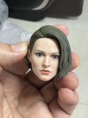 US 1:6 Female Girl Agent Girl Head Sculpt For 12″ Female Action Figure Body Toys