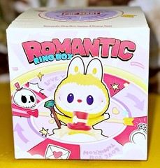 POP MART Romantic Ring Box Pino Jelly Fluffy Love Labubu Toy Figure Collect