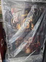 Gaming Heads Kratos On Throne With Ares Armor