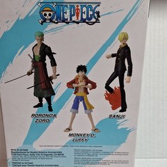 Bandai One Piece Roronoa Zoro Action Figure With Clothes Extra Hands Swords