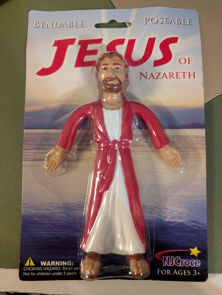 NJ Croce Jesus of Nazareth Poseable Figure 6.5 inch