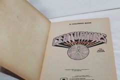 Vintage 1986 CENTURIONS “The Missing Scientists” COLORING BOOK Golden Book