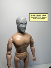 Ditko Man Custom Action Figure Head 1:9 or 1:6 Mego