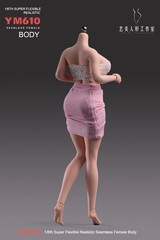 YM610 1/6 Female Body Large Breast Plump Girl 12″ Action Figure Hands Foot Toys