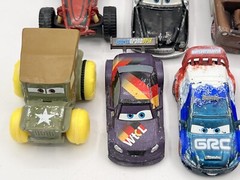 Disney Pixar Cars Lot of 11 Cars – Diecast metal- plastic mixed kinds