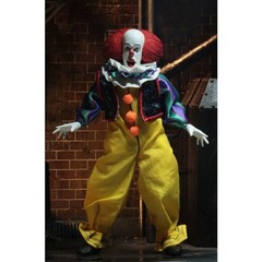PENNYWISE IT (1990 Movie) 8″ inch Clothed Action Figure NECA NEW Sealed Rare