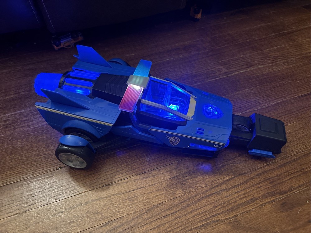 Paw Patrol Race Car Blue Light Up Sounds 16″ Chase Deluxe Mighty Cruiser