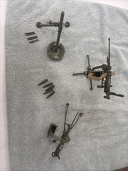 Lot Of Vintage 1985 Coleco Rambo Machine Gun/Assault Accessories: See Details