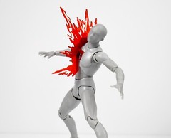 Modular Blood Effect Set for ~1/12 or six inch action figures – 14 piece set