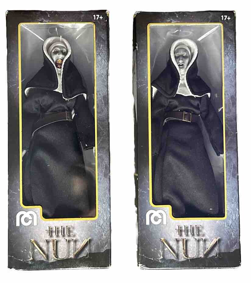 Lot of 2 THE NUN 8″ Action Figures Opened/Closed Mouth The Conjuring Universe 🔥