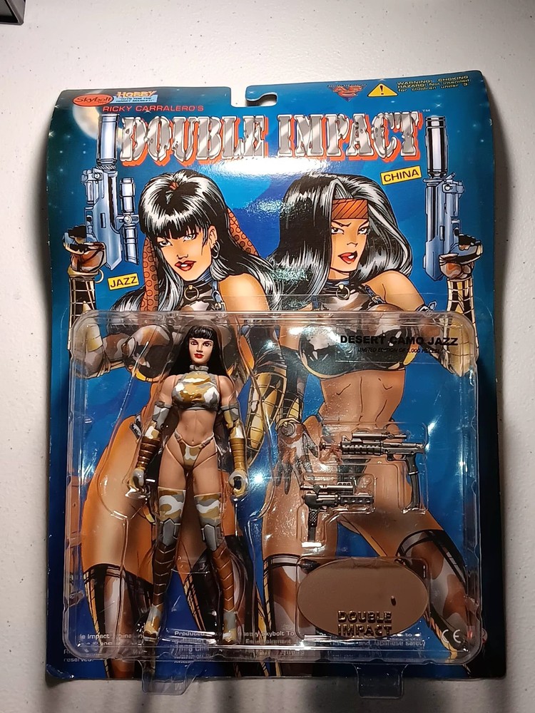 Desert Camo Jazz Double Impact 1998 MIP Skybolt Toyz Limited Edition Of 5000