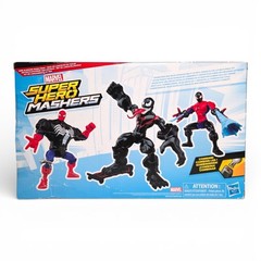 Marvel Super Hero Mashers Spider-Man, Venom & Miles Morales Set [DAMAGED BOX]