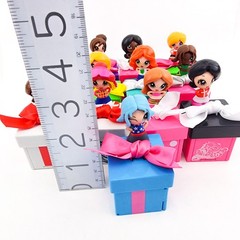 Jakks Pacific Gift Ems Mixed Lot Of 13 Mini Figures With Boxes Read