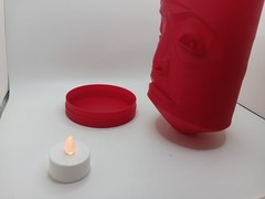 Retro Master Control MCP statue / lamp 3D Printed for Tron vintage style display