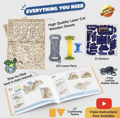 DIY Mechanical Hand STEM Robotics Toy Kit for Kids 8+ Science Engineering Gift