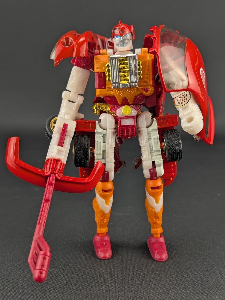Transformers Robots In Disguise Side Burn complete Hasbro RID 2001 Deluxe