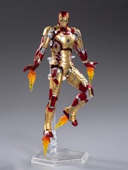 Marvel Avengers Iron Man Mark 42 MK42 Ironman Toy LED Light Action Figure Model